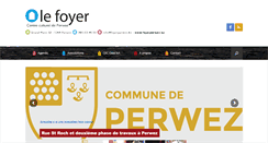 Desktop Screenshot of foyerperwez.be