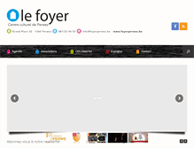 Tablet Screenshot of foyerperwez.be